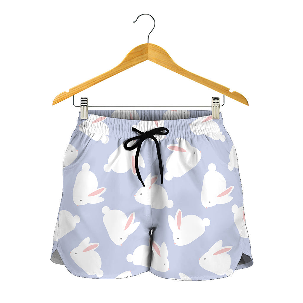 Mini Rabbit Pattern Print Women's Shorts