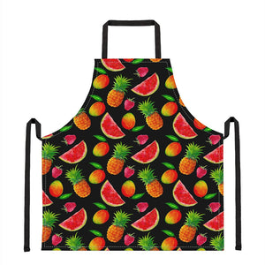 Mix Fruit Pineapple Pattern Print Apron