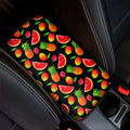Mix Fruit Pineapple Pattern Print Car Center Console Cover