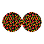 Mix Fruit Pineapple Pattern Print Car Coasters