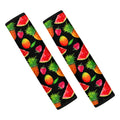 Mix Fruit Pineapple Pattern Print Car Seat Belt Covers