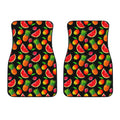 Mix Fruit Pineapple Pattern Print Front Car Floor Mats