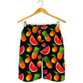 Mix Fruit Pineapple Pattern Print Men's Shorts