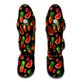 Mix Fruit Pineapple Pattern Print Muay Thai Shin Guards