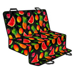 Mix Fruit Pineapple Pattern Print Pet Car Back Seat Cover