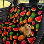 Mix Fruit Pineapple Pattern Print Pet Car Back Seat Cover