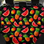 Mix Fruit Pineapple Pattern Print Pet Car Back Seat Cover