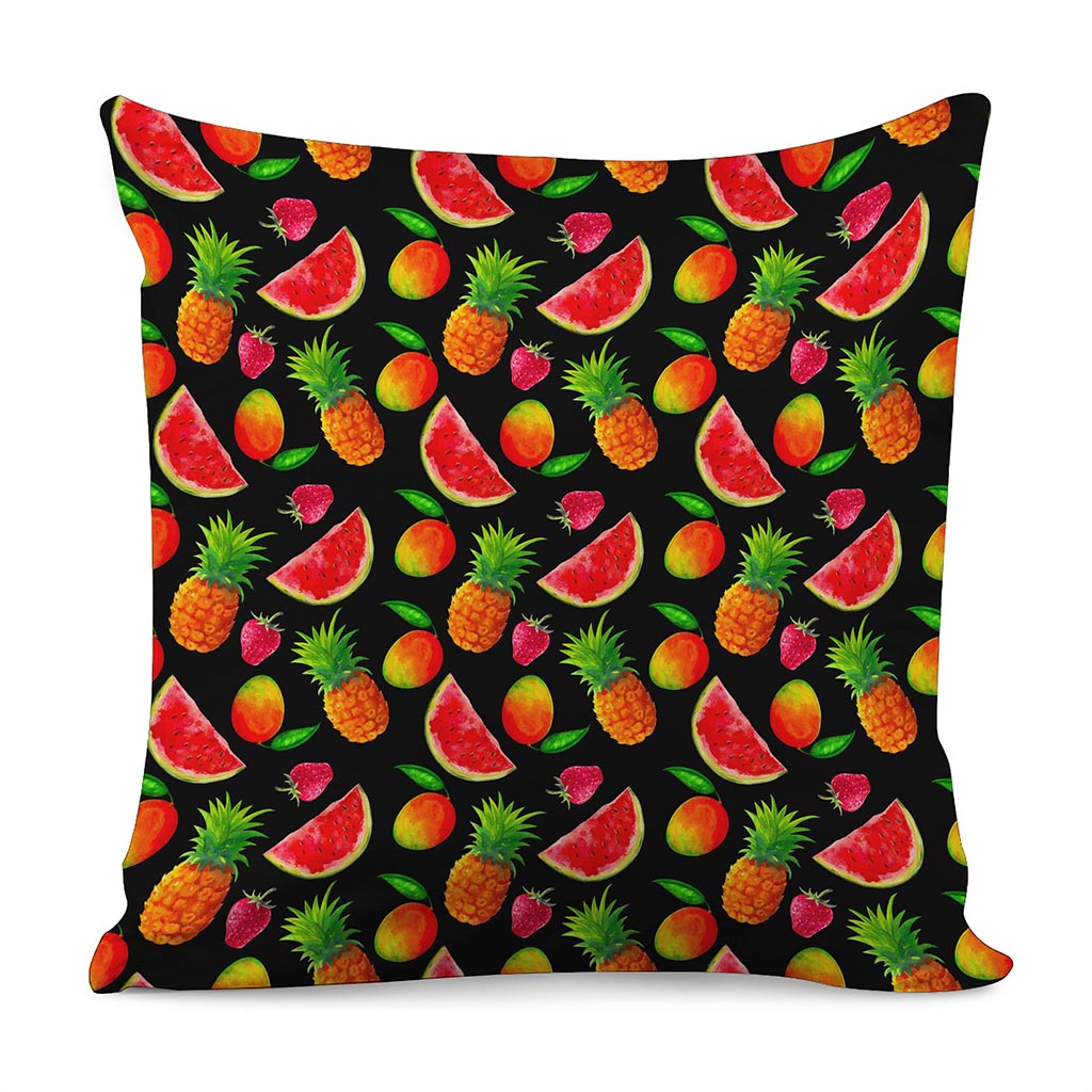 Mix Fruit Pineapple Pattern Print Pillow Cover