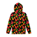 Mix Fruit Pineapple Pattern Print Pullover Hoodie