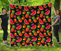 Mix Fruit Pineapple Pattern Print Quilt
