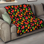 Mix Fruit Pineapple Pattern Print Quilt
