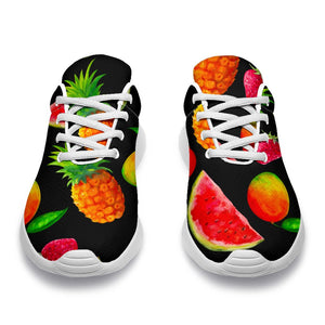 Mix Fruit Pineapple Pattern Print Sport Shoes GearFrost