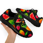 Mix Fruit Pineapple Pattern Print Sport Shoes GearFrost