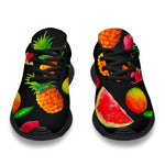 Mix Fruit Pineapple Pattern Print Sport Shoes GearFrost