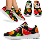 Mix Fruit Pineapple Pattern Print Sport Shoes GearFrost