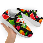 Mix Fruit Pineapple Pattern Print Sport Shoes GearFrost