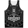 Mjolnir And Scandinavian Runes Print Men's Tank Top