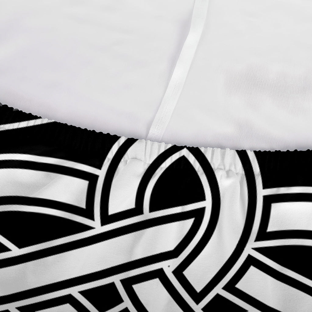 Mjolnir And Scandinavian Runes Print Sofa Cover