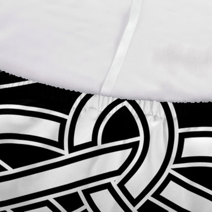 Mjolnir And Scandinavian Runes Print Sofa Cover