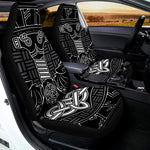 Mjolnir And Scandinavian Runes Print Universal Fit Car Seat Covers