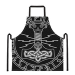 Mjolnir And Younger Futhark Print Apron