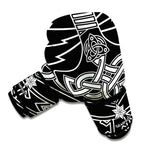 Mjolnir And Younger Futhark Print Boxing Gloves