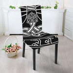 Mjolnir And Younger Futhark Print Dining Chair Slipcover