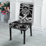 Mjolnir And Younger Futhark Print Dining Chair Slipcover