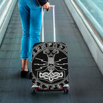 Mjolnir And Younger Futhark Print Luggage Cover