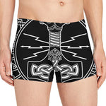 Mjolnir And Younger Futhark Print Men's Boxer Briefs