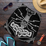 Mjolnir And Younger Futhark Print Men's Shorts