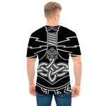 Mjolnir And Younger Futhark Print Men's T-Shirt