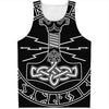 Mjolnir And Younger Futhark Print Men's Tank Top