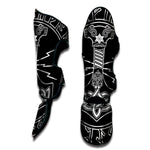 Mjolnir And Younger Futhark Print Muay Thai Shin Guard