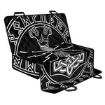 Mjolnir And Younger Futhark Print Pet Car Back Seat Cover