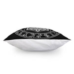 Mjolnir And Younger Futhark Print Pillow Cover