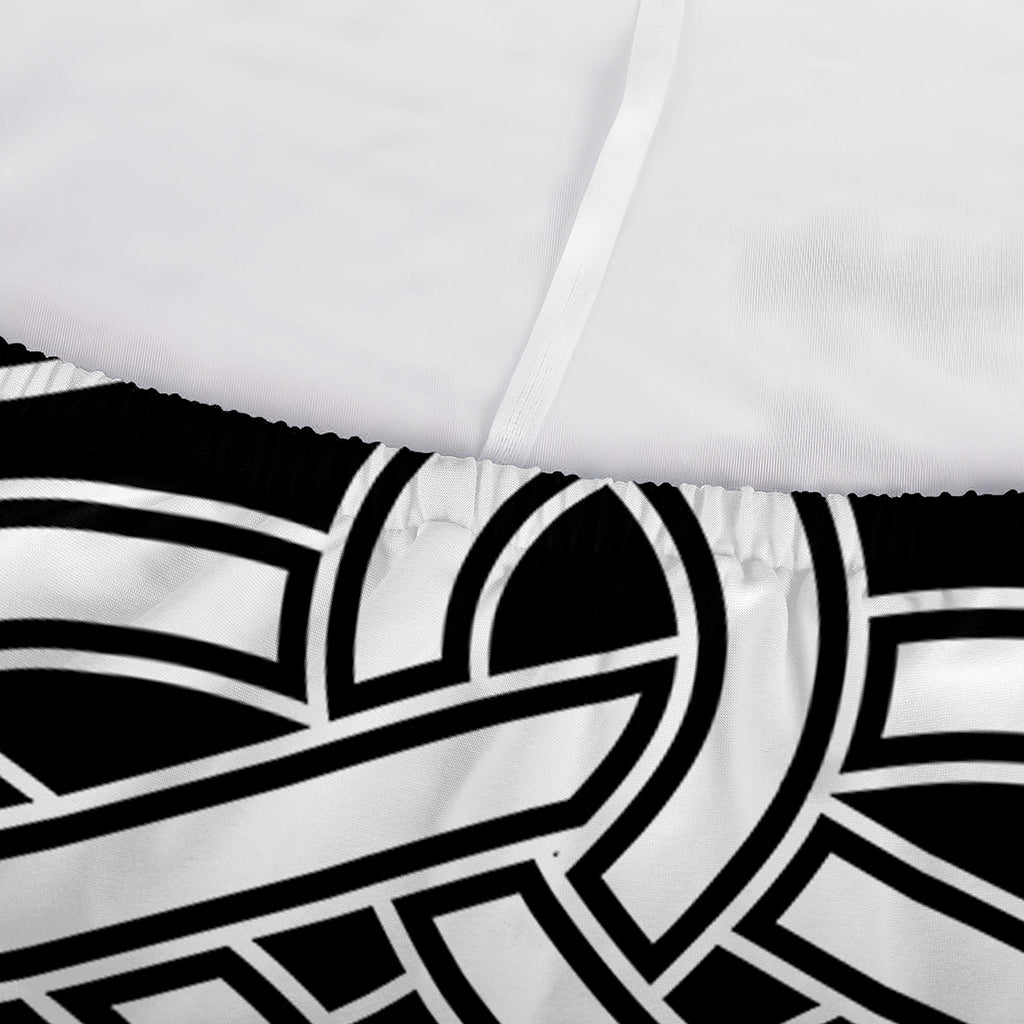 Mjolnir And Younger Futhark Print Sofa Cover