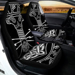 Mjolnir And Younger Futhark Print Universal Fit Car Seat Covers