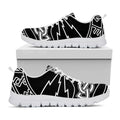 Mjolnir And Younger Futhark Print White Running Shoes