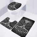 Mjolnir Hammer Of Thor Print 3 Piece Bath Mat Set
