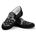 Mjolnir Hammer Of Thor Print Black Slip On Sneakers