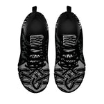 Mjolnir Hammer Of Thor Print Black Sneakers