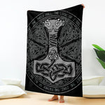 Mjolnir Hammer Of Thor Print Blanket