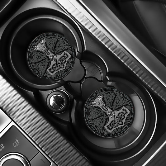 Mjolnir Hammer Of Thor Print Car Coasters