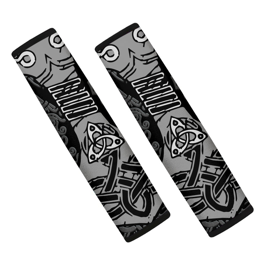 Mjolnir Hammer Of Thor Print Car Seat Belt Covers