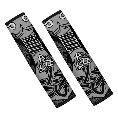 Mjolnir Hammer Of Thor Print Car Seat Belt Covers