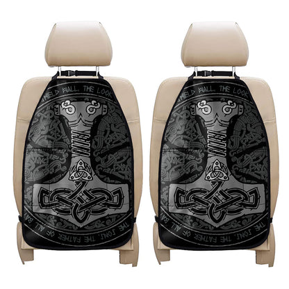 Mjolnir Hammer Of Thor Print Car Seat Organizers