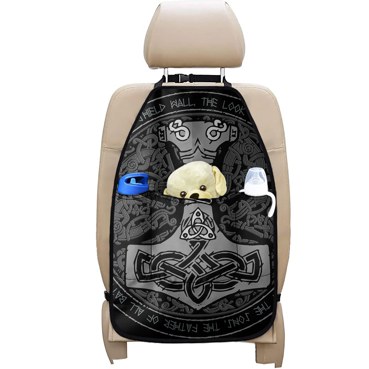 Mjolnir Hammer Of Thor Print Car Seat Organizers