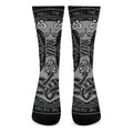 Mjolnir Hammer Of Thor Print Crew Socks