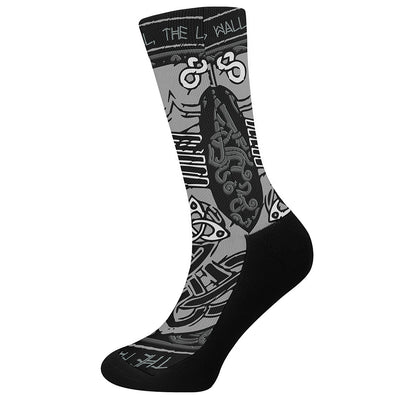 Mjolnir Hammer Of Thor Print Crew Socks